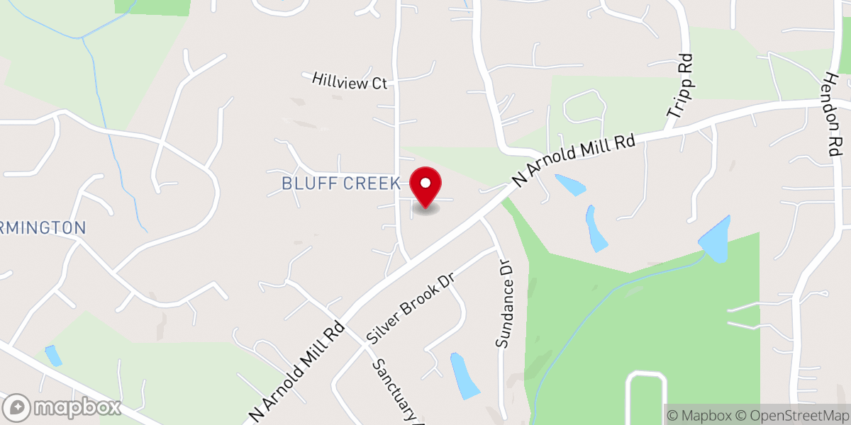 Map showing location of SCC Harvest Church