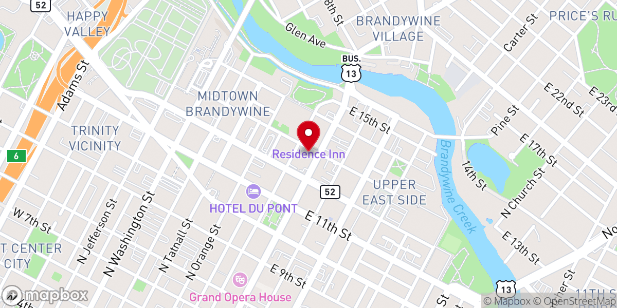 Map showing location of Bethesda Community Church