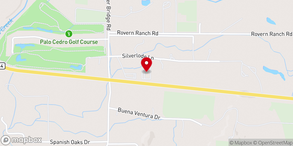 Map showing location of Palo Cedro Seventh-day Adventist Church