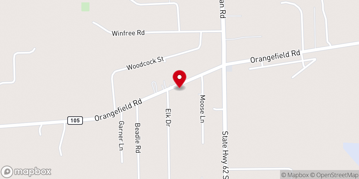 Map showing location of Encounter Church (Orange County Campus)