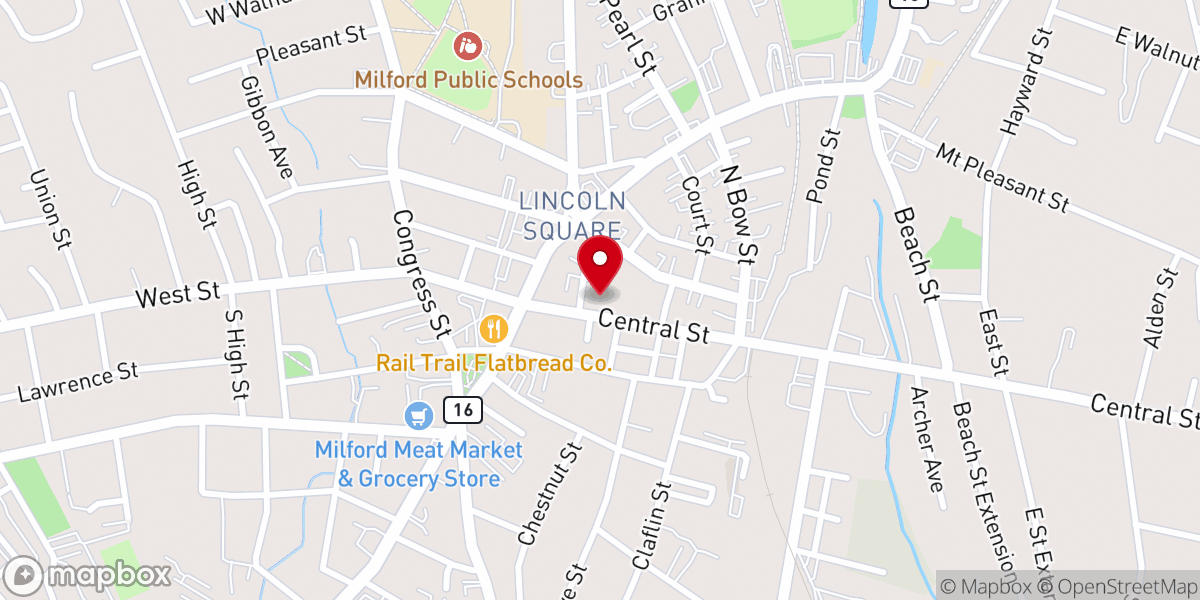 Map showing location of Iglesia Cristiana