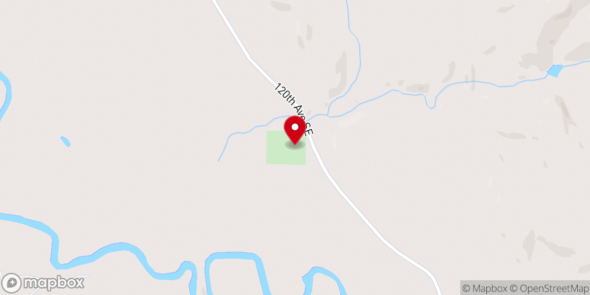 Map showing location of Waldheim Lutheran Church