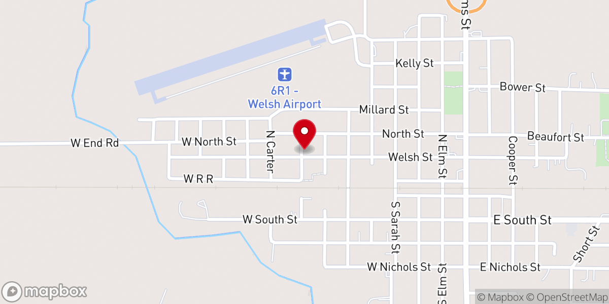 Map showing location of New Jerusalem Baptist