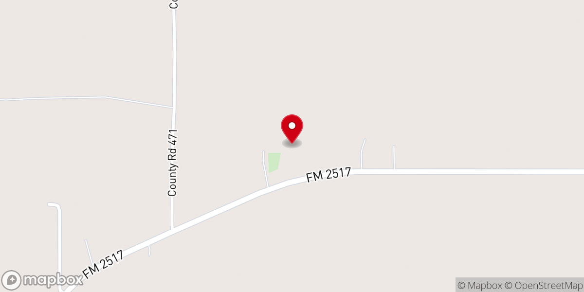 Map showing location of Paradise Church