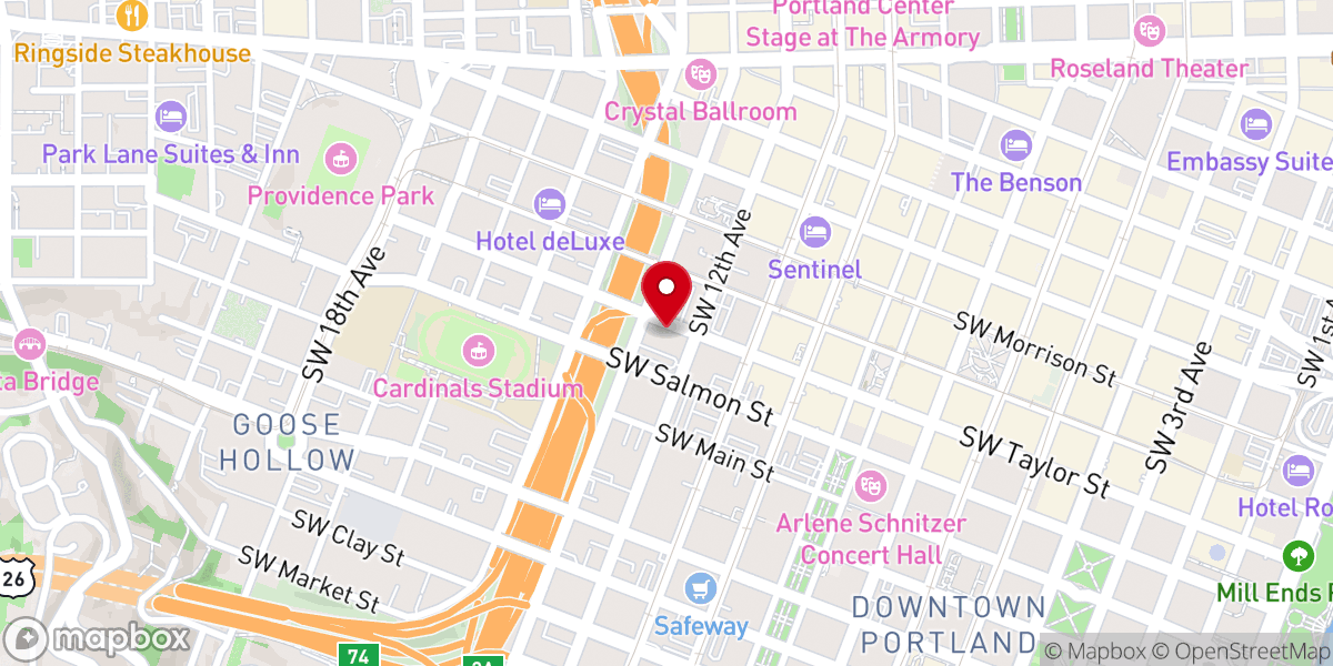 Map showing location of Counterculture Church