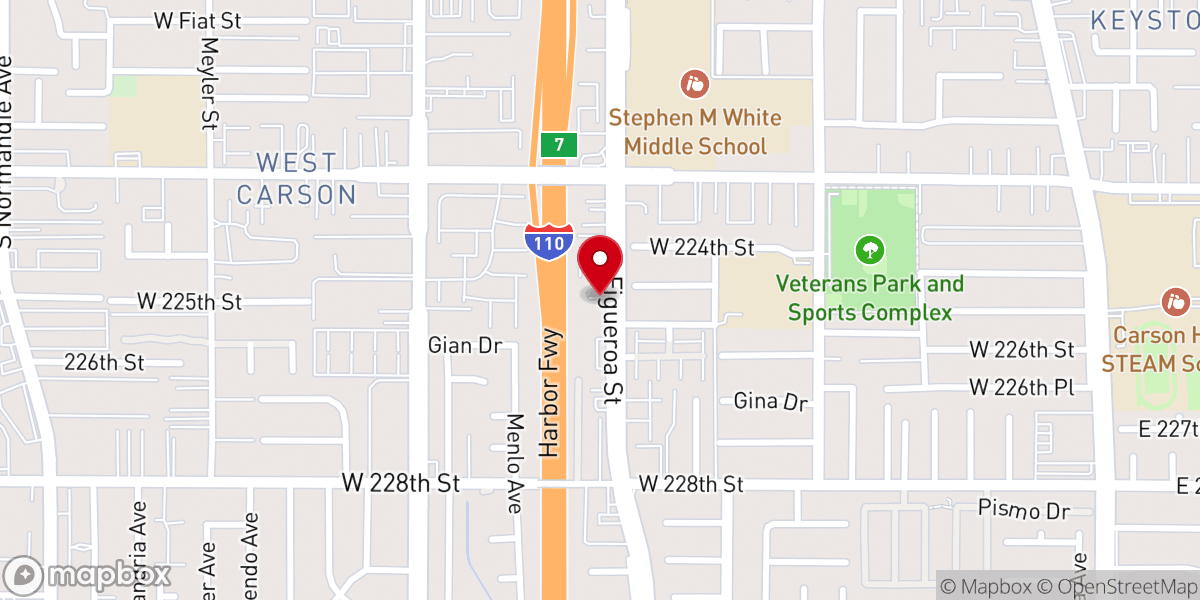 Map showing location of Grace Orthodox Presbyterian Church