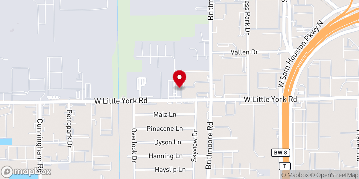 Map showing location of Shine Bible Fellowship Church