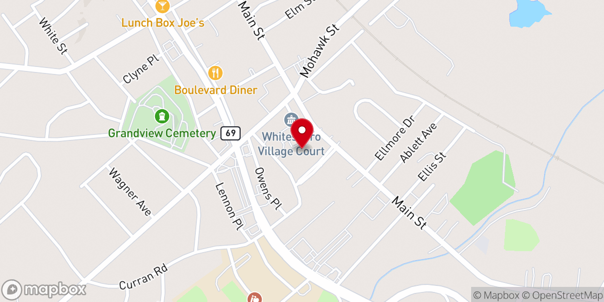 Map showing location of St Paul's Catholic Church