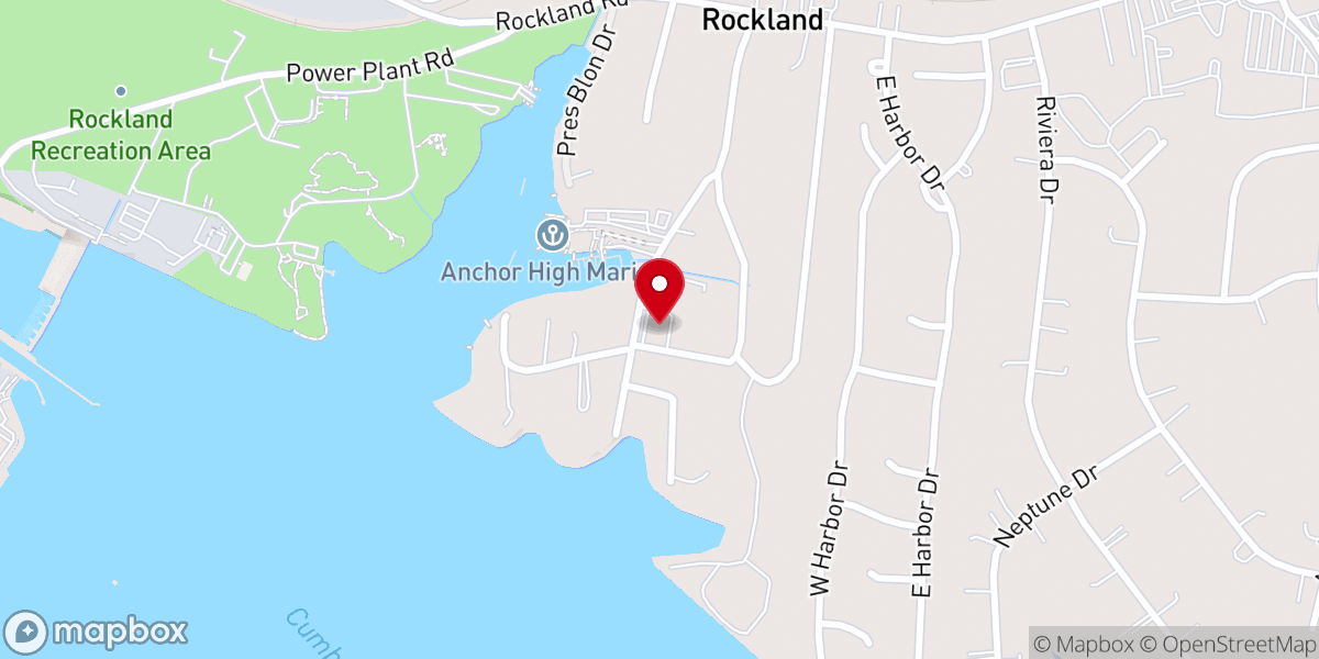 Map showing location of Holiday Heights Baptist Church