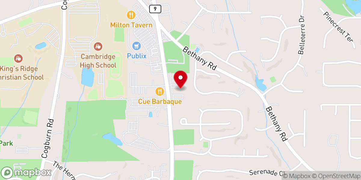 Map showing location of City Church