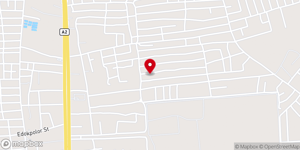 Map showing location of RCCG Paradise Pavilion Parish