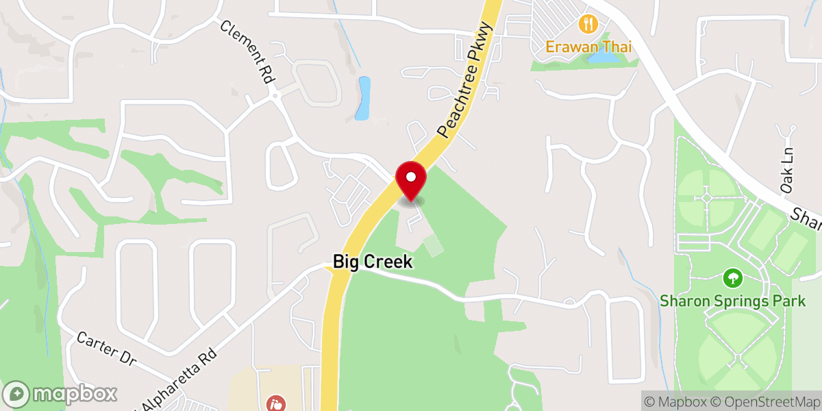 Map showing location of Mount Calvary Baptist Church
