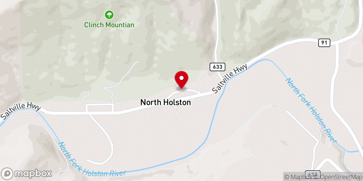 Map showing location of Riverview Presbyterian Church