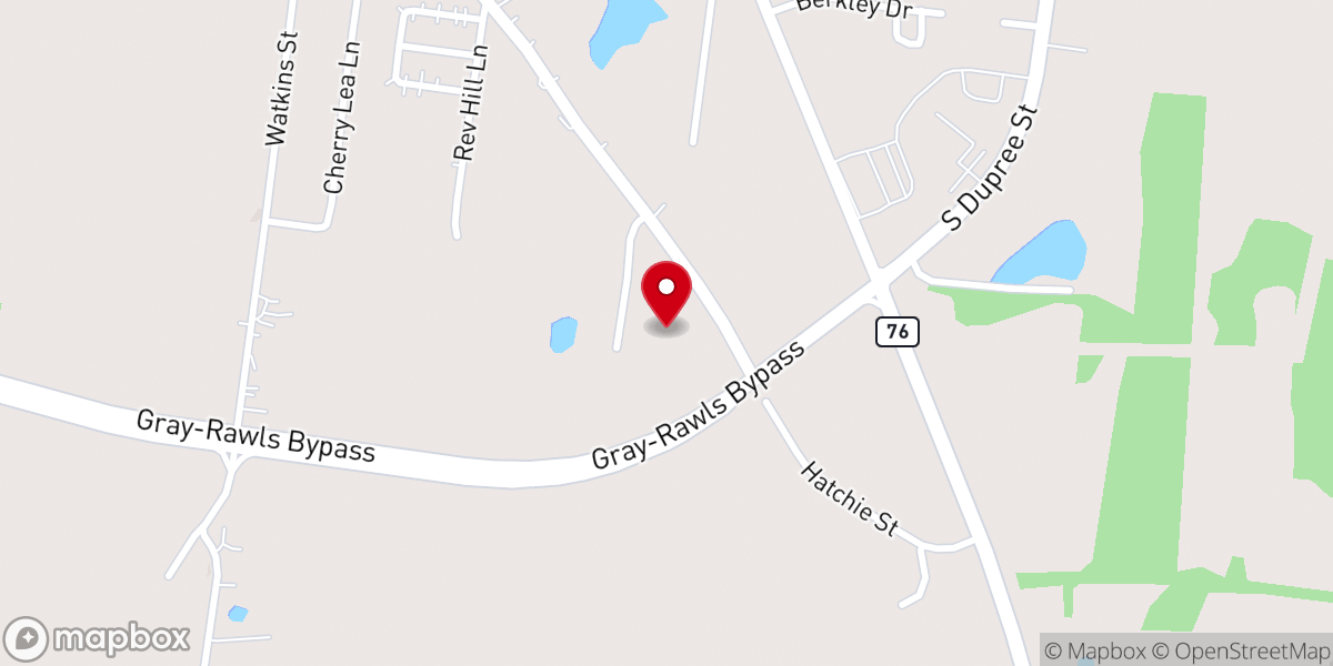 Map showing location of Christian Faith Tabernacle