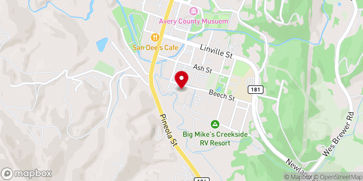 Map showing location of Church of Jesus Christ