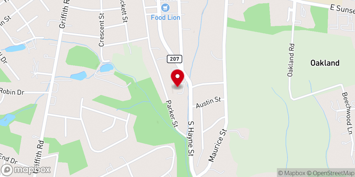 Map showing location of NEW FAITH BAPTIST