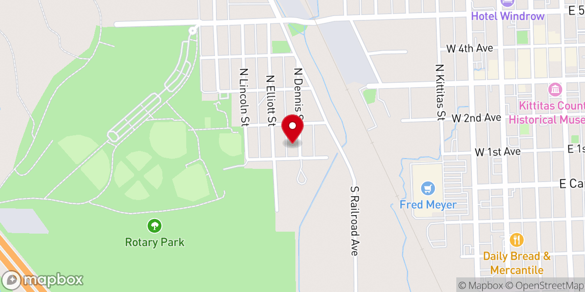 Map showing location of Prophet Elijah Antiochian