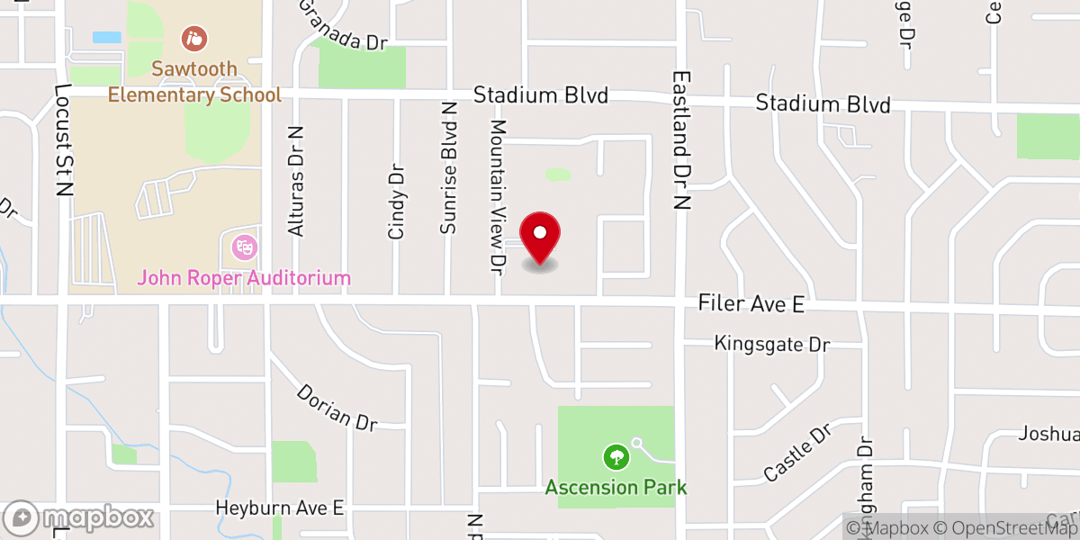 Map showing location of Immanuel Lutheran Church LCMS