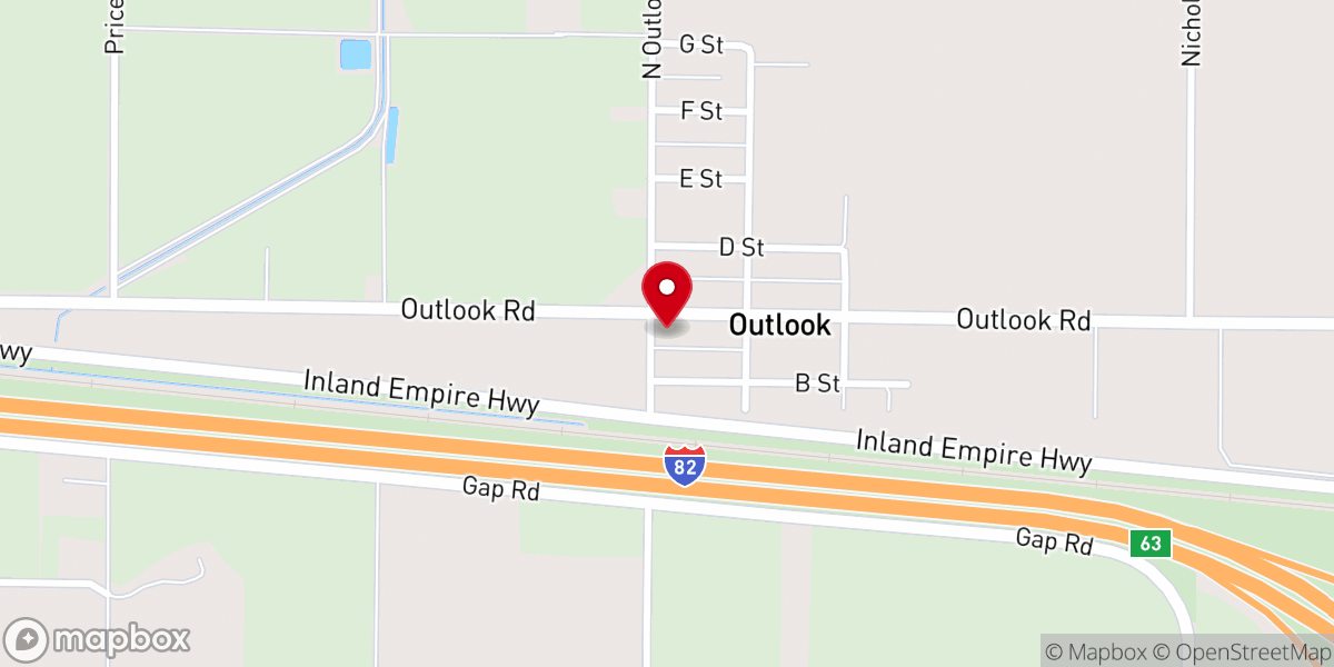 Map showing location of Church of the Brethren