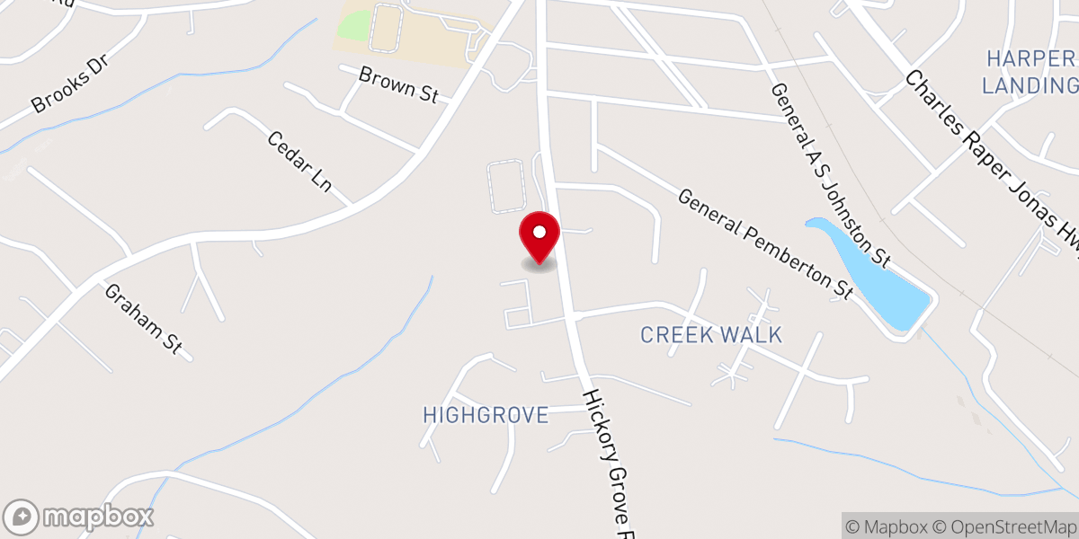 Map showing location of CommonGround - a Place for ALL God's Children (to walk, hike, play, pray, & connect with God and neighbor)
