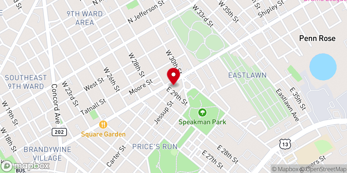 Map showing location of Eastlake United Methodist Church