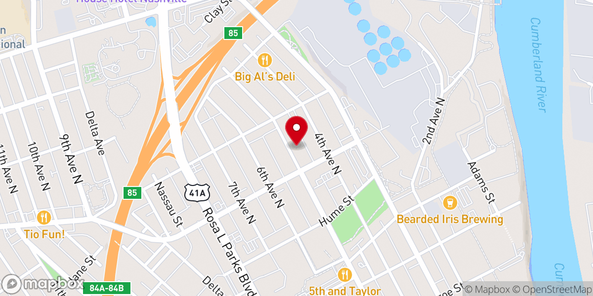 Map showing location of Saint Petka Serbian Orthodox Church