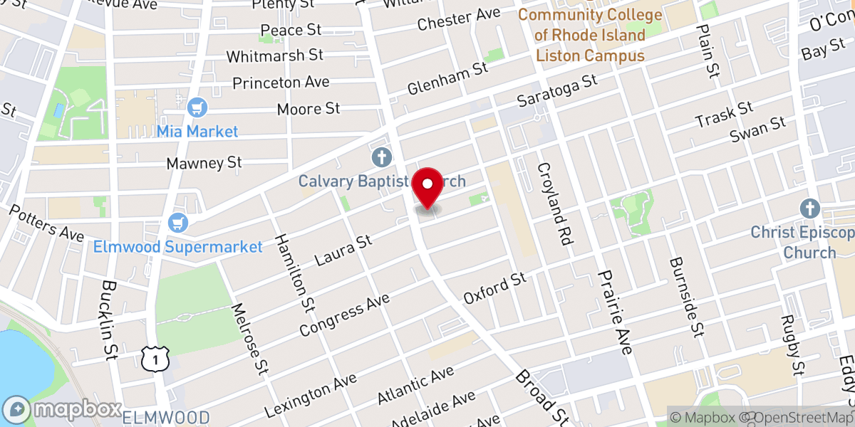 Map showing location of Salem Gosel Mission