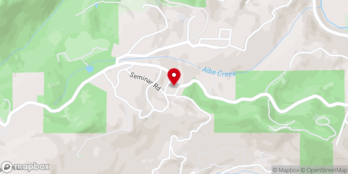 Map showing location of The Sequoia Retreat Center