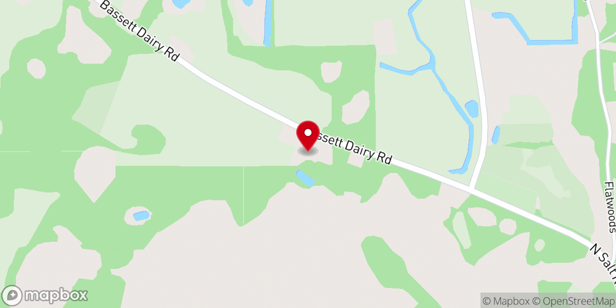 Map showing location of Elizabeth Baptist Church
