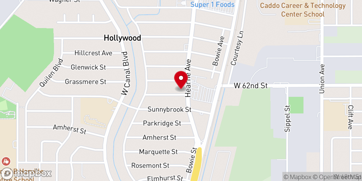 Map showing location of Springs of Grace Baptist Church