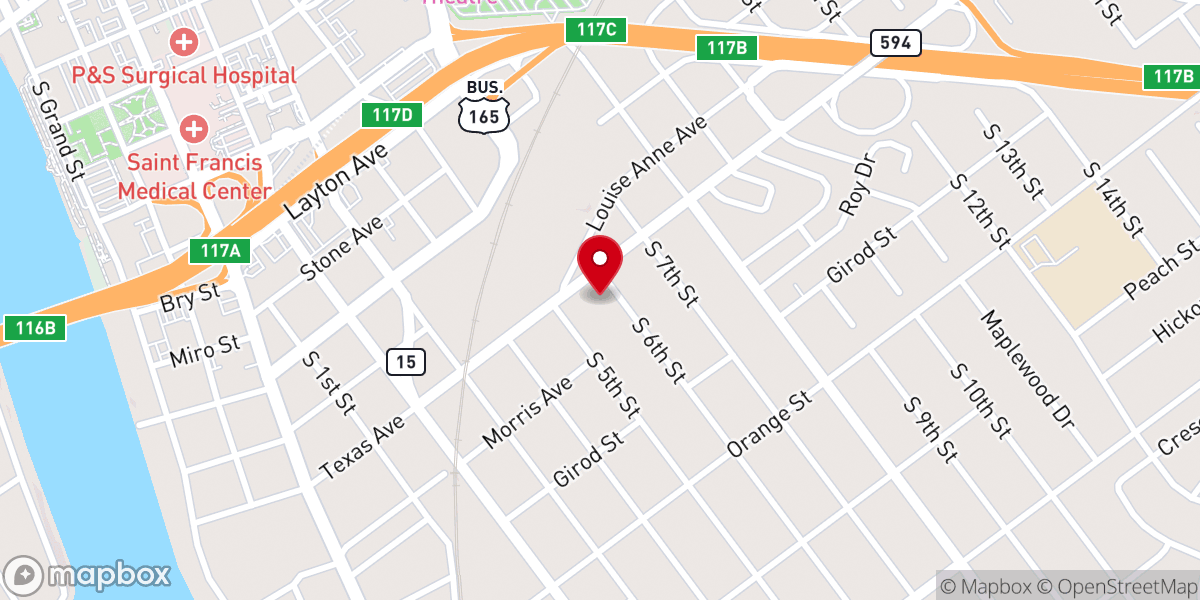 Map showing location of Refuge Healing Ministry