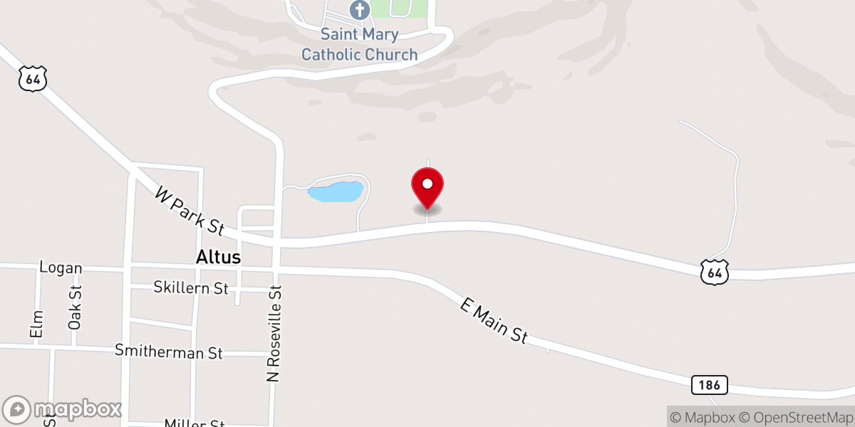 Map showing location of Mount Bethel Winery