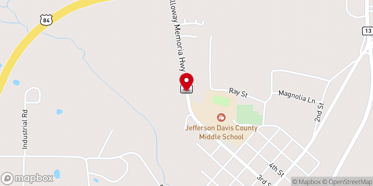 Map showing location of St Mary's Church