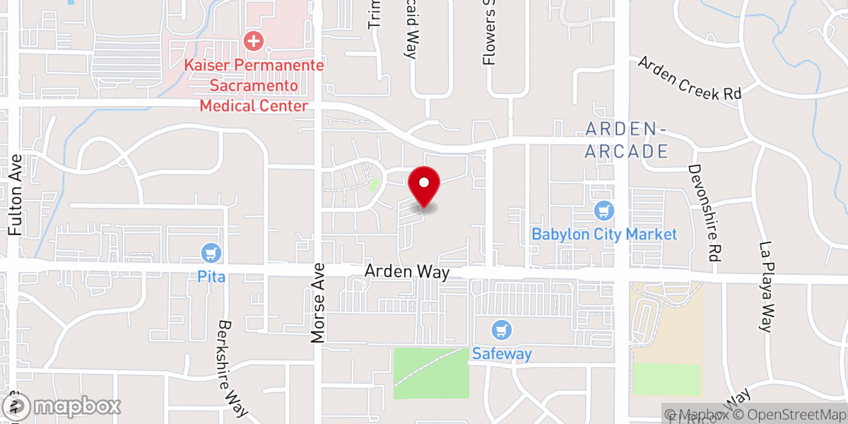 Map showing location of Saint Ignatius Parish Center