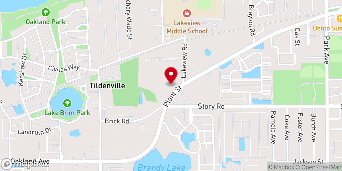 Map showing location of Garden City Church