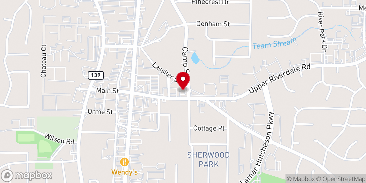 Map showing location of My Father's House Pentecostal Church