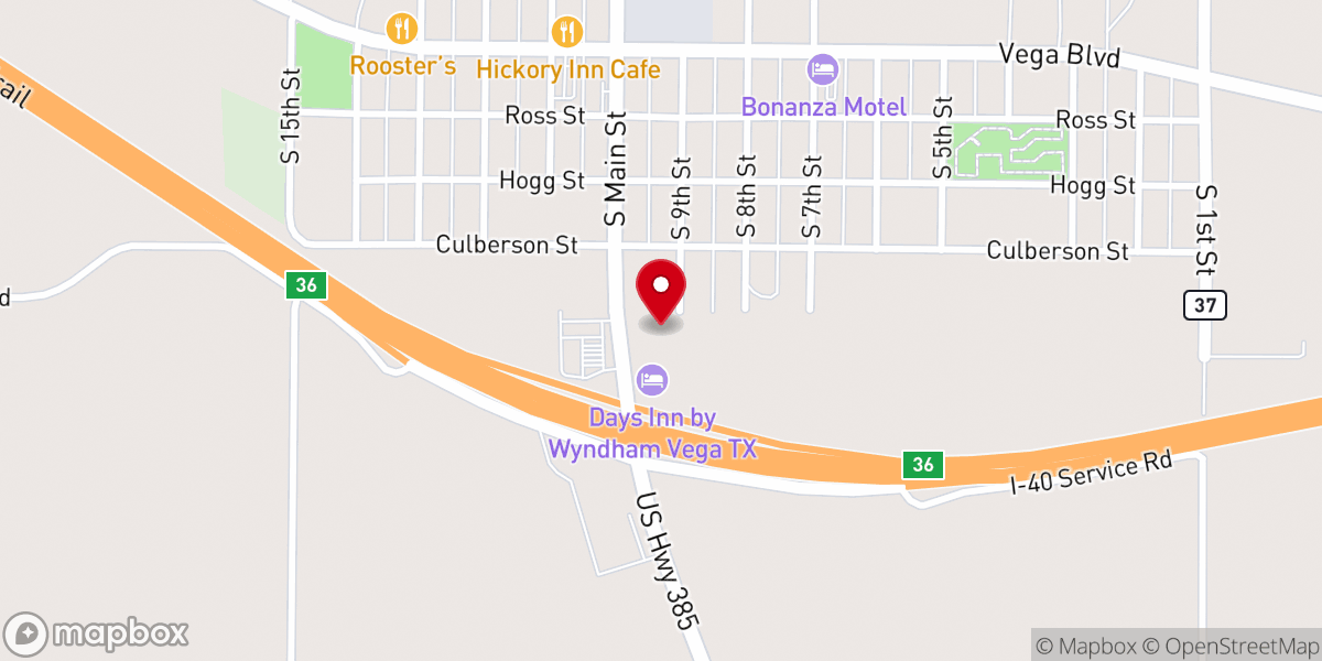 Map showing location of Immaculate Conception Catholic Church