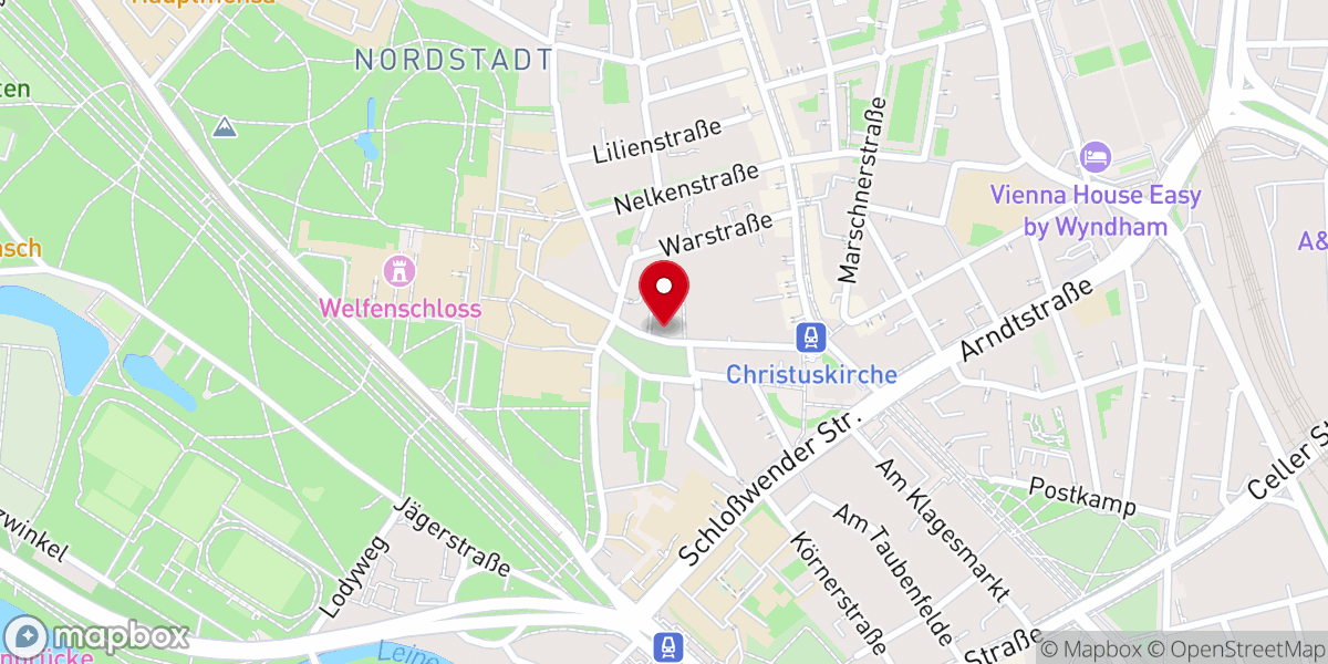 Map showing location of Selbständige Evangelisch-Reformierte Kirche Hannover