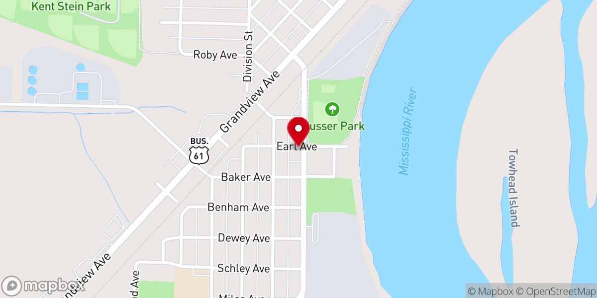 Map showing location of Saint Paul Hispanic Methodist Church