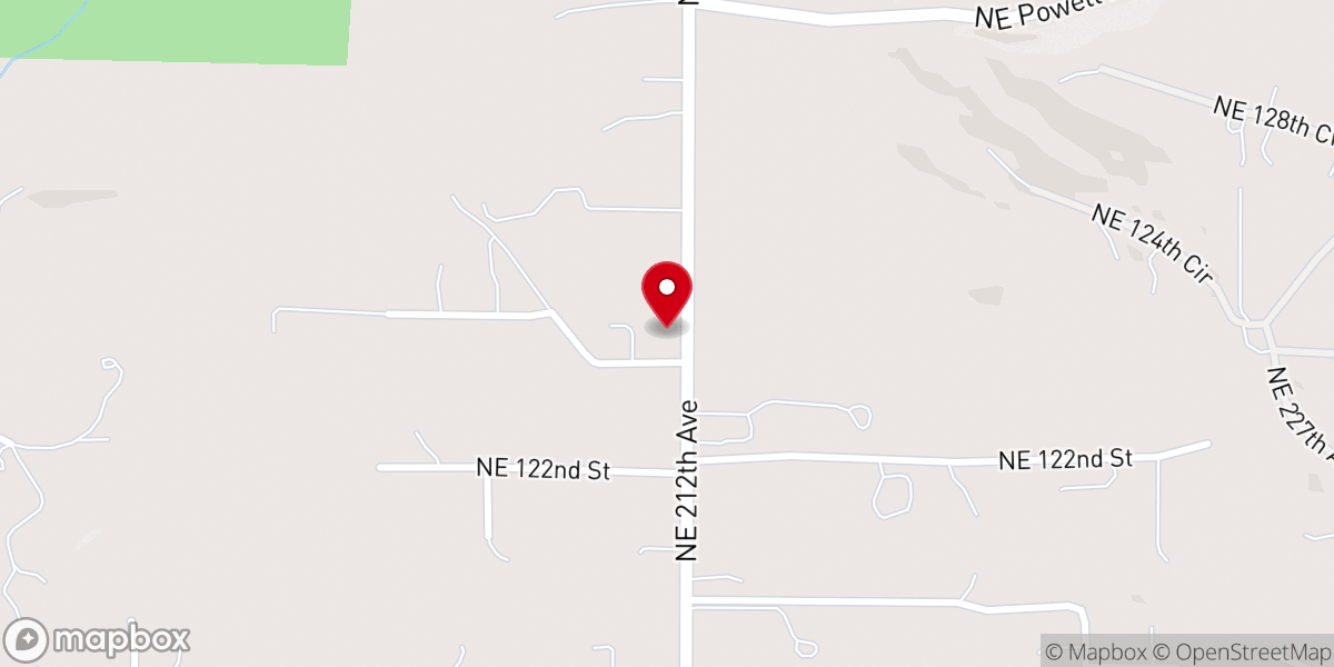 Map showing location of Healing Winds Therapeutic Riding