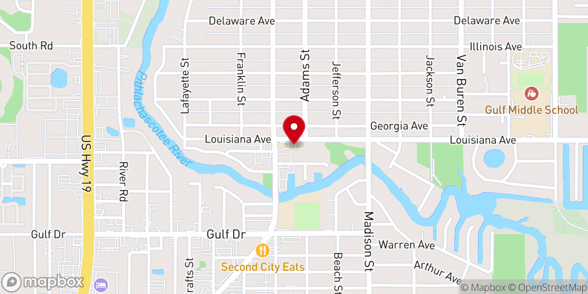 Map showing location of Boulevard Bible Church