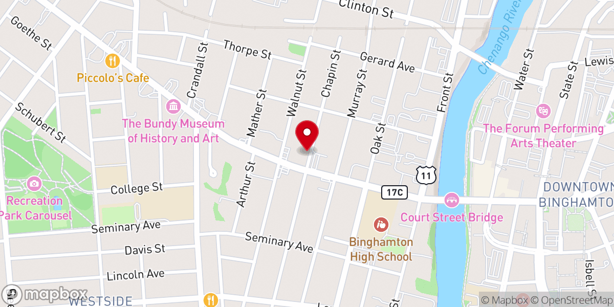 Map showing location of Ritchie Building