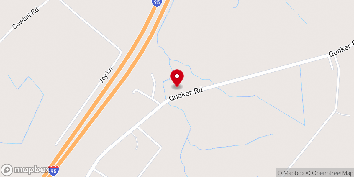 Map showing location of New Grace United Methodist Church