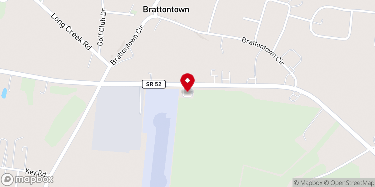 Map showing location of Macon County Chamber of Commerce