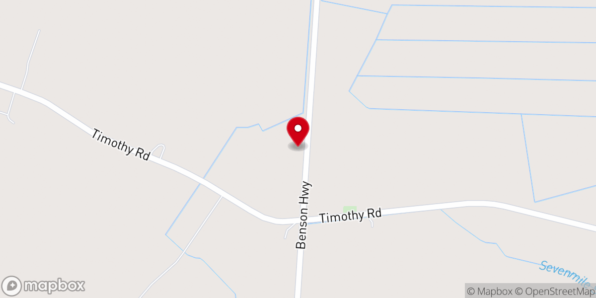 Map showing location of Mt Carmel PFWB Church
