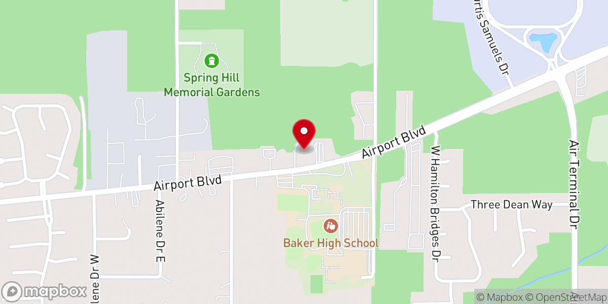 Map showing location of Seven Hill Church