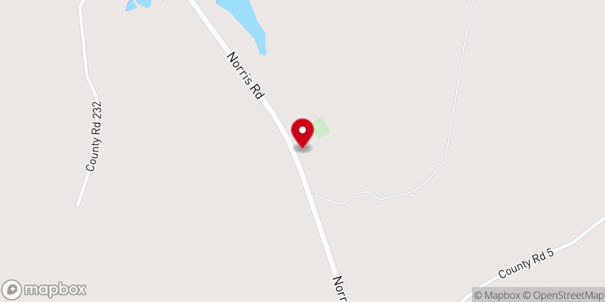Map showing location of Johnson Chapel