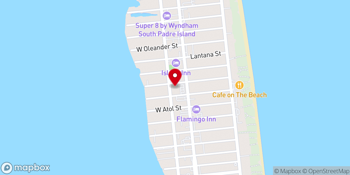 Map showing location of Island Baptist Church