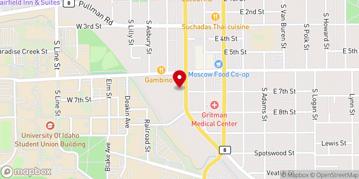 Map showing location of Silos & Social