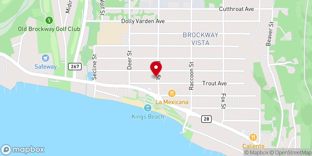 Map showing location of Sierra Community House